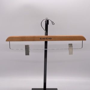 BEBE WOODEN PANTS-SKIRTS HANGER